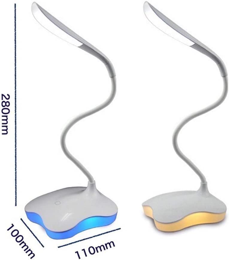 Schreibtischlampe, LED-Touch-Licht, tragbares augenschonendes Leselicht, USB-Ladetischlampe für Nachttisch und Nacht