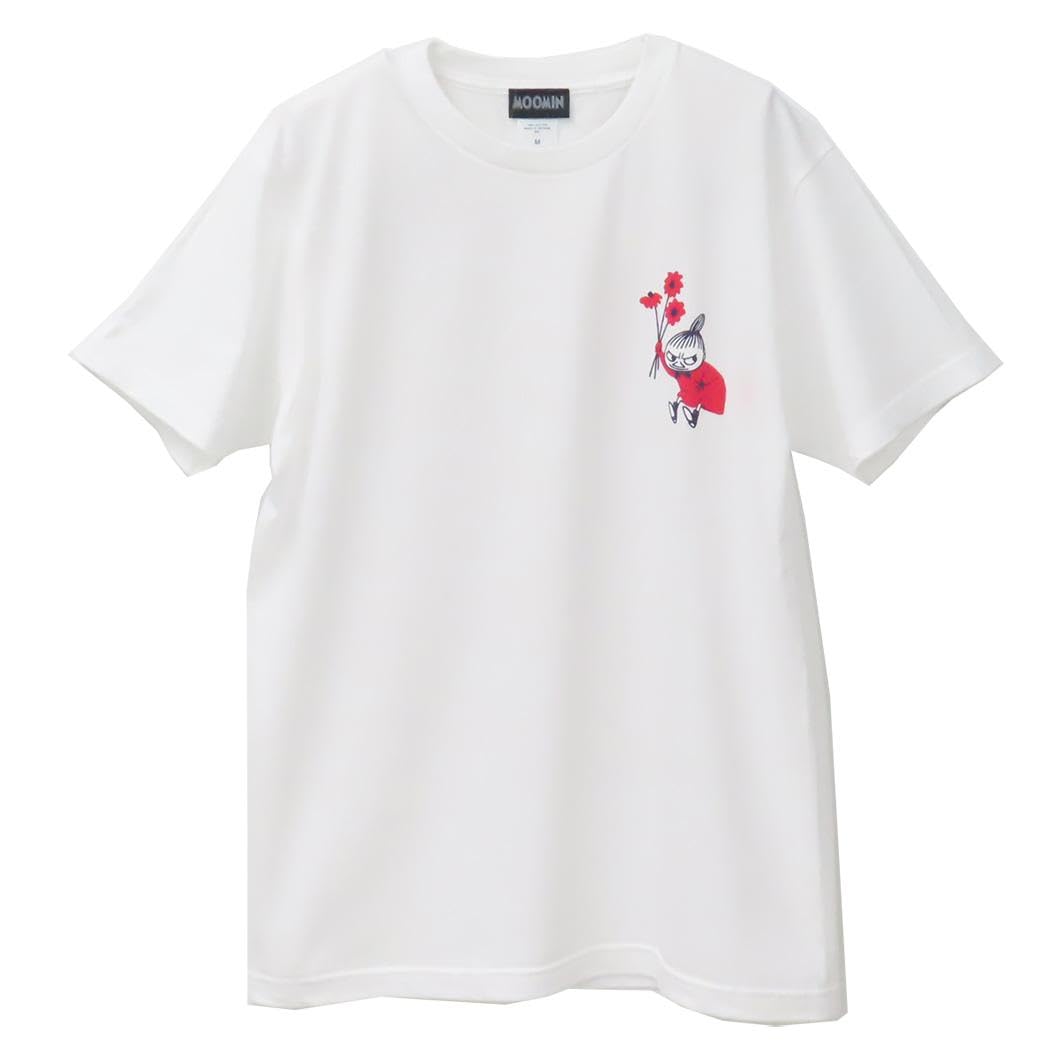 ムーミン ドルマンTシャツ ミイ ホワイト ムーミン リトルミイ 刺繍ビッグTシャツ ホワイト ケサカック