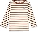 Petit Bateau Baby Jungen Matrose, Weiss Avalanche / Braun Cina, 12 Monate