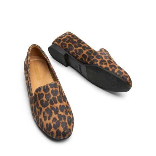 DREAM PAIRS Round Toe Flats for Women Dressy Comfortable, Slip-On Dress Business Casual Office Work Shoes for Women4