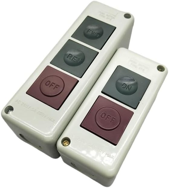 BT-2 on/Off Momentary Push Button Switch AC 250V 3A for Electronic Starter Control Switch with Box