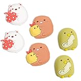 DLseego Chick & Bear 6PCS Thumb Grip Caps Compatible with Switch Lite & Switch & Switch OLED Cute...