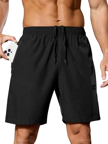 SILKWORLD Men's 2 in 1 Running Shorts 7" Workout Gym Athletic Shorts Quick Dry Lightweight Training Shorts with Pockets2