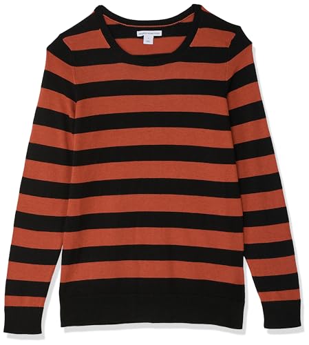 Amazon Essentials Jersey de Cuello Caja Ligero de Manga Larga (Disponible en Tallas Grandes) Mujer, Negro …