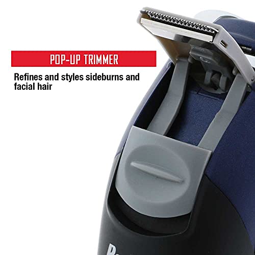 Barbasol Rechargeable Electric Wet And Dry Rotary Shaver With Stainless Steel Blades And Pop Up Trimmer #TOP3