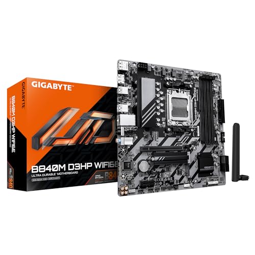 GIGABYTE B840M D3HP WIFI6E mATX pour processeur AMD Ryzen 9000