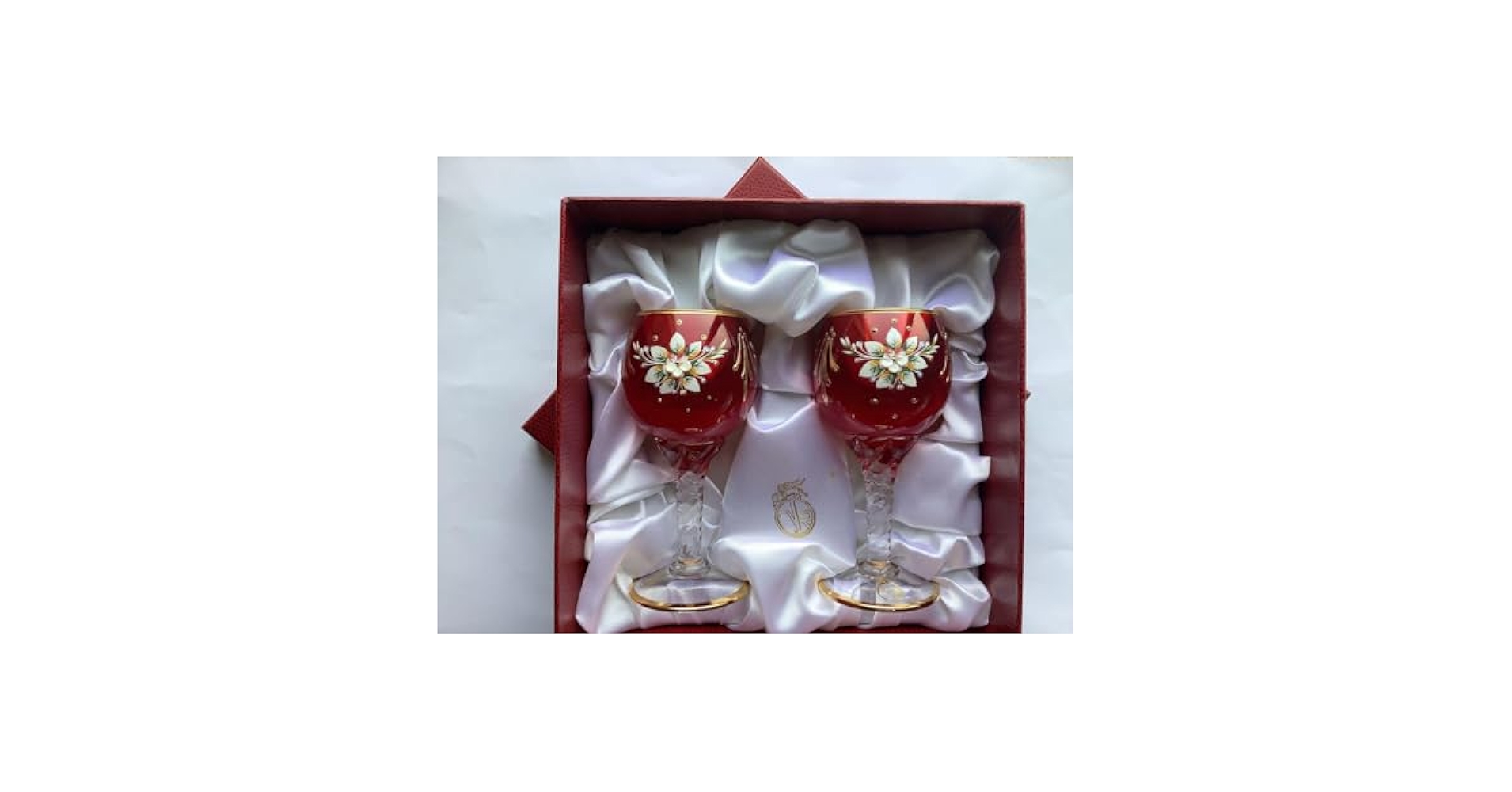 新品⭐︎ベネチアングラス　GALLERIA SAN MARCO グラス 2個 Amazon.co.jp: Galleria San Marco Italian Murano Pair Wine