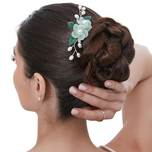 Peine decorativo floral hecho a mano SHIYANG miniatura 4