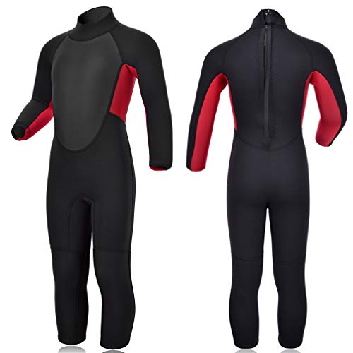 REALON Kids Wetsuit Shorty Boys Girls 3mm Neoprene One Piece Thermal Swimsuit 2mm