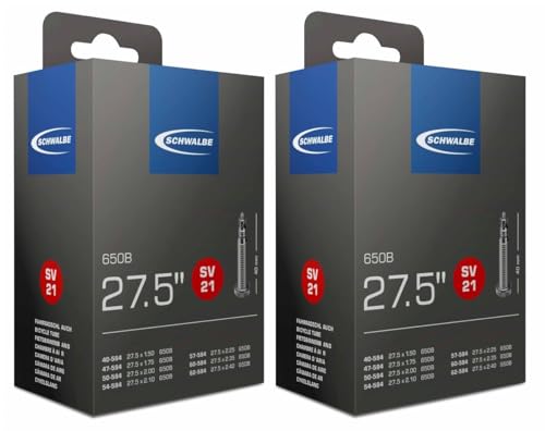 Schwalbe SV21 650B Innenschläuche, 70 x 3,8/6,1 cm (40/62-584),...