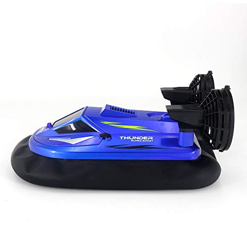 2.4G Large Remote Control Hovercraft Full Function High Speed Boat Water & ice Land Walking 1/14 Scale 9.3mph (15kmh) RC watercrafts for Big boy 14 Years Old + - Thumbnail 7