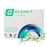 Complemento Alimenticio con Triptófano Natural + Vitaminas B1 y C para Estrés y Estado de Ánimo - Sin Gluten Ni Lactosa - Pack 30 Cápsulas Apto Veganos | RECUPERATION