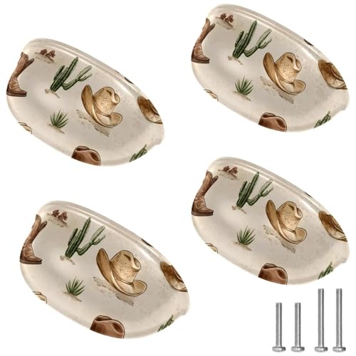 RODAILYCAY Kowbojskie Uchwyty do Szuflad 4 szt.