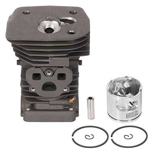 ECCPP 47mm Cylinder Head Piston Kit fit for Husqvarna 455 Rancher 455E 460 Husky Chainsaw Replaces 537 32 04 02 Piston Pin Rings Circlip Chainsaw Parts New
