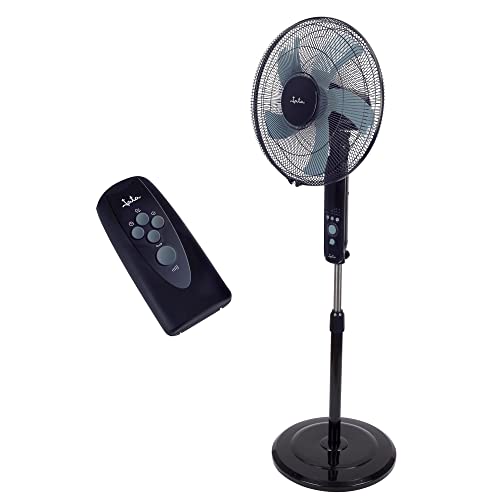 Jata JVVP3145 - Ventilador de Pie con 3 velocidades, temporizador y mando a distancia. Altura regulable, oscilante, cabezal inclinable. Bajo consumo 2934 m3/h