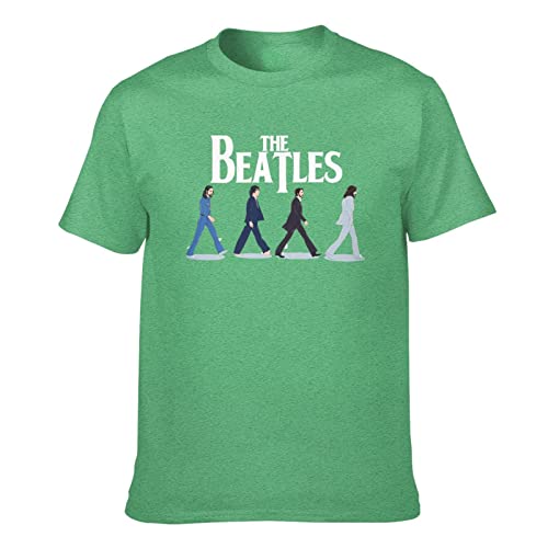 FSIGOM The Beatles T-shirt à manches courtes en coton pour homme, coupe régulière, imprimé graphique, cool et amusant… - Les Beatles, Paul McCartney, John Lennon, RIngo Starr, George Harrison FSIGOM The Beatles T-shirt à manches courtes en coton pour homme, coupe régulière, imprimé graphique, cool et amusant…