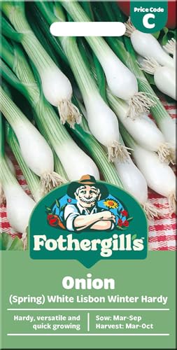Mr Fothergills Spring Onion White Lisbon 650 Seeds Mar-Sep