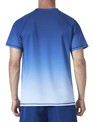 NOMINATE Mens Short Sleeve Swim Shirts Rash Guard UPF50 Sun Protection Quick Dry Beach Shirts Fishing T-Shirts3