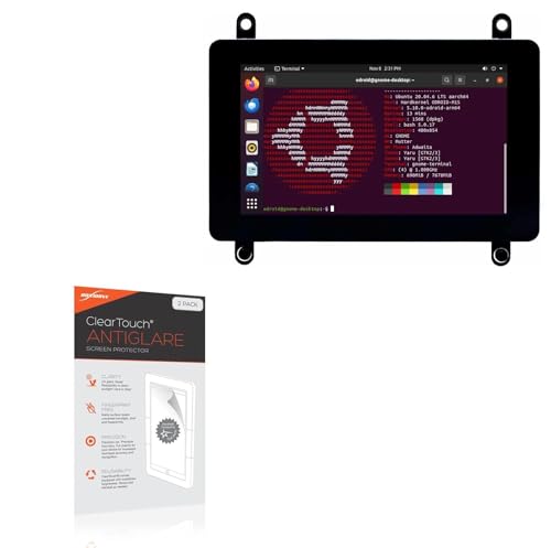 BoxWave Screen Protector Compatible with Odroid VU5S MIPI LCD (5 in) - ClearTouch Anti-Glare (2-Pack), Anti-Fingerprint Matte Film Skin
