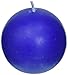 Zest Candle 12-Piece Ball Candles, 2-Inch, Blue