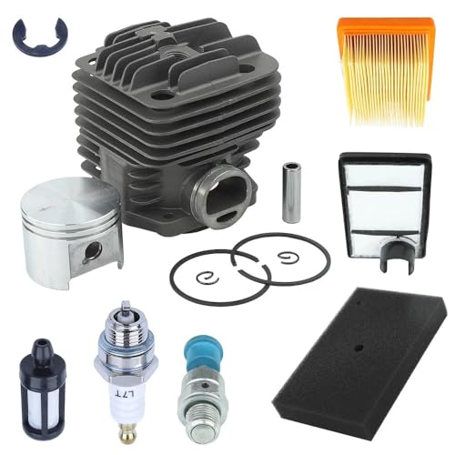 Kit filtre à air carburant et cylindre de 49mm haute compression pour scie à découper 4223 020 1200