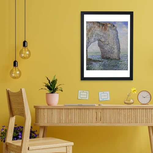 Affiche encadrée Claude Monet La Manneporte d'Etretat grand format