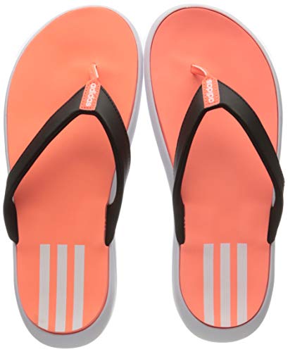 adidas Comfort, Chanclas para Mujer, Cblack/Ftwwht/Sigcor, 37 1/3 EU
