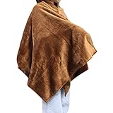 Regalo perfecto: Este cálido chal está diseñado para proporcionar regalos personales íntimos de su familia, amigos y colegas. Puede ir a fiestas, playas, picnics, acampar o tumbado en el sofá, lectura, y la oficina. Este rebozo no sólo trae calor, sino también sonrisas y amor ..