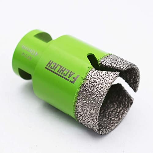 FACHLICH Diamond Core Drill Bits 6mm Tile Hole Saw 2pcs Vacuum Brazed for Porcelain Tile Ceramic Granite Marble