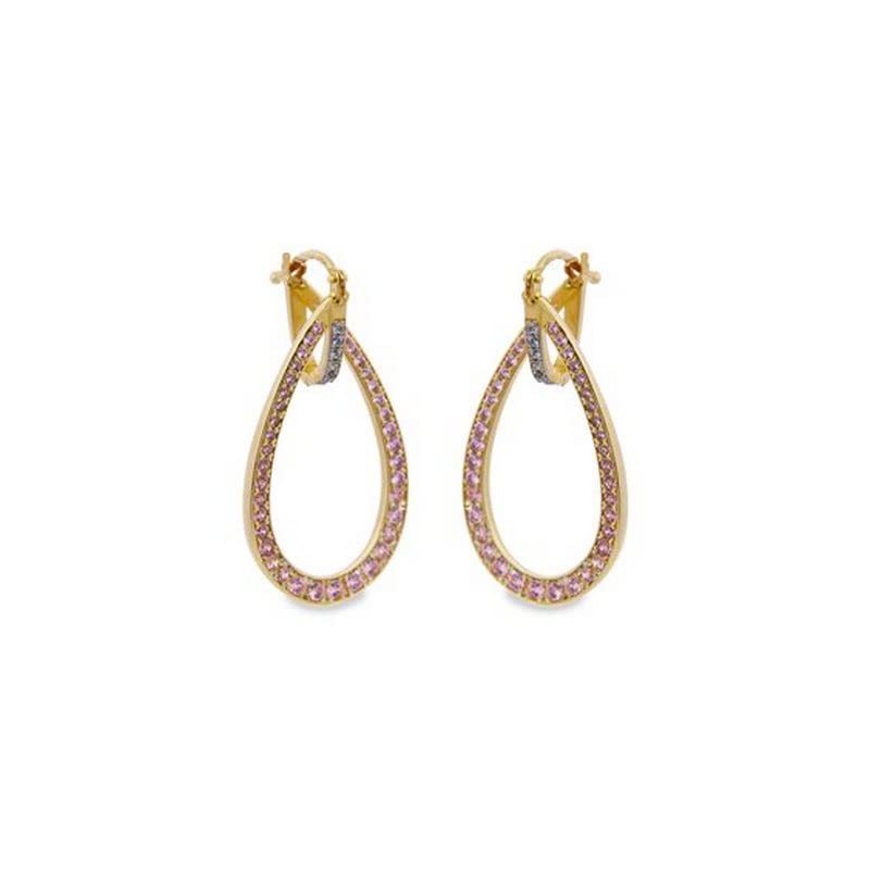 Boucles d'oreilles pendantes Rue des Milles argent 925 hypoallergénique et zircons brillants