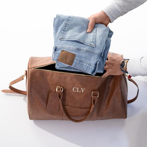 The Man Registry Brown Duffel
