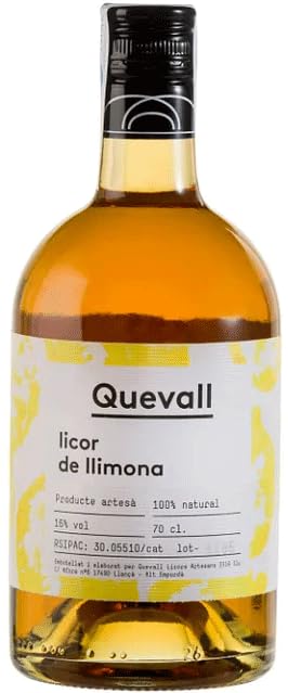 QUEVALL Licor de llimona (limón) botella 70 cl