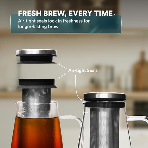 OVALWARE 1.5L Airtight Cold Brew Pitcher