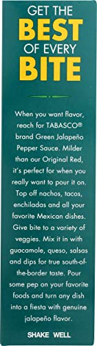 Image of Tabasco Milder Green Pepper Sauce, 5 Ounce, 2 Count (Pack of 2)