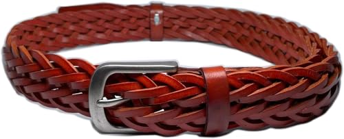 Womens&Mens Leather Braid Belt, W:3.0cm, Give yourself a gift, To husband, wife, friends, lover