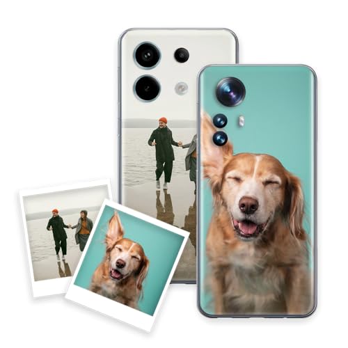 [2 Pack] Pevita Funda para Xiaomi Redmi y Redmi Note Personalizada con Foto o Imagen | Funda Personalizable para Cualquier Xiaomi; Redmi 12 4G, Redmi 13, Xiaomi Mi 12T, Redmi Note 13 5G, etc...
