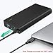 Talentcell Lithium ion Battery Pack NB7102, Rechargeable 17500mAh 64.75Wh Li-ion Power Bank with DC 24/19/5V and USB-C 5/9/12/15/20V Output for Laptop, Notebook, Smartphone, Camera and More
