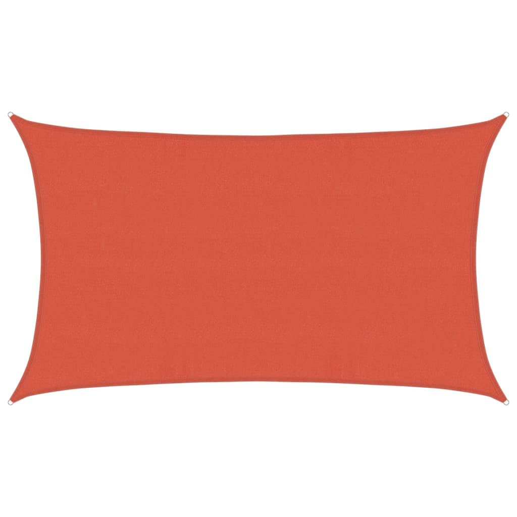 vidaXL Sunshade Sail - 160 g/m² HDPE Terracotta 5x8m, Rectangular Sunscreen Canopy for Outdoor, Garden, Patio, UV-Blocking, Water Permeable with Installation Ropes — image 1