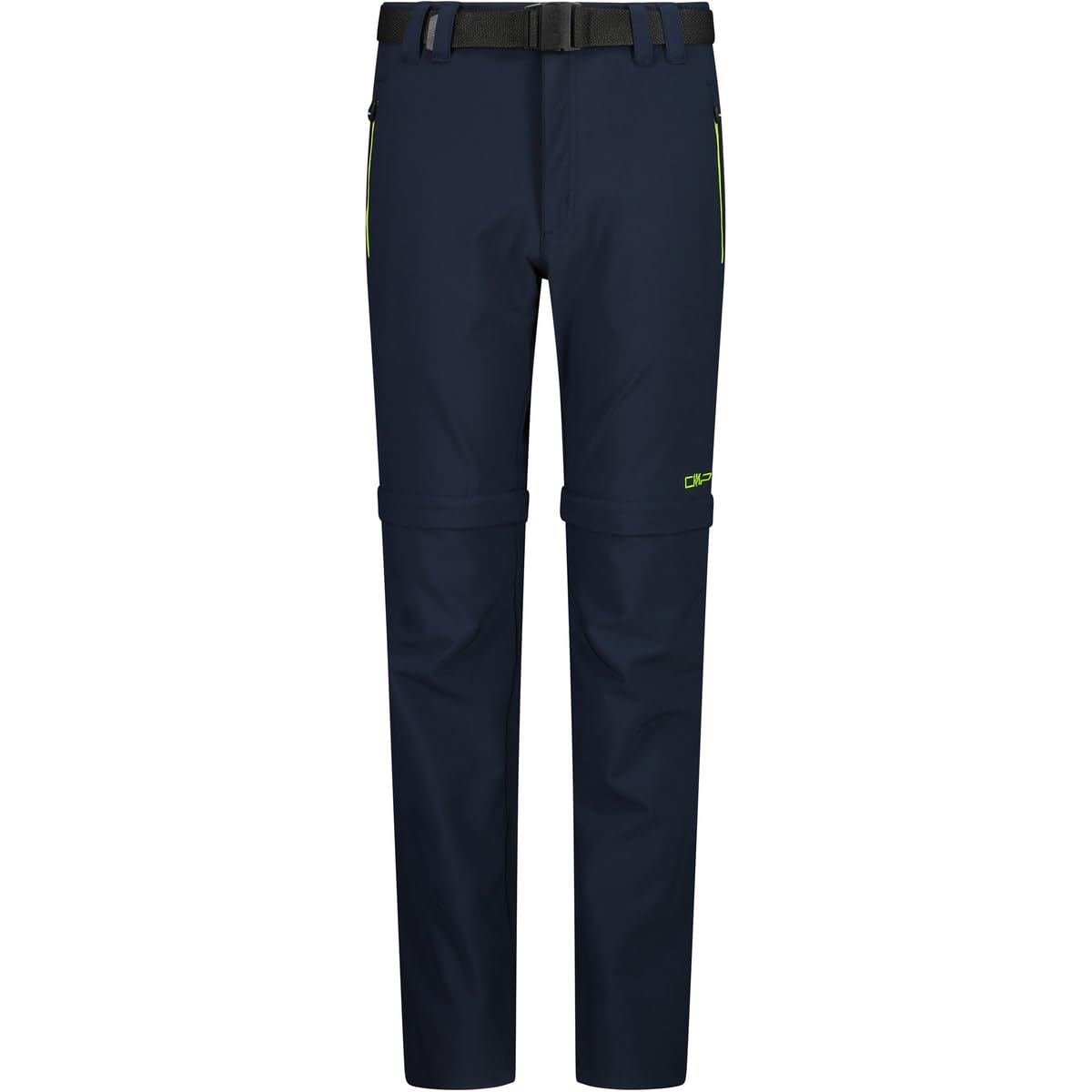 CMP Jungen Hose Zip Off Hose,B. Blau-Limonengrün,92