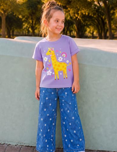 Image of Toddler Girls T-Shirt Short Sleeve Cartoon Graphic Tee 2-6T