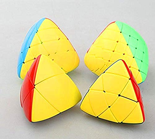 CuberSpeed Speedcubing Bundle Pyramorphix 2x2 Mastermorphix Stickerless 3x3 Megamorphix 4x4 Gigamorphix 5x5 Puzzle