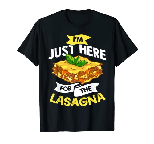 Receta de regalo de lasaña fideos vegetales Camiseta