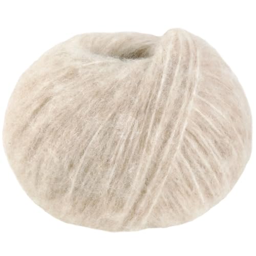 LANA GROSSA Alpaca Air II | Leichtes Schlauchgarn mit Baumwolle | Handstrickgarn aus 50% Alpaka (Baby), 27% Polyamid, 14% Baumwolle & 9% Schurwolle (Merino) | 50g Wolle, Stricken & Häkeln | 140m FB 2