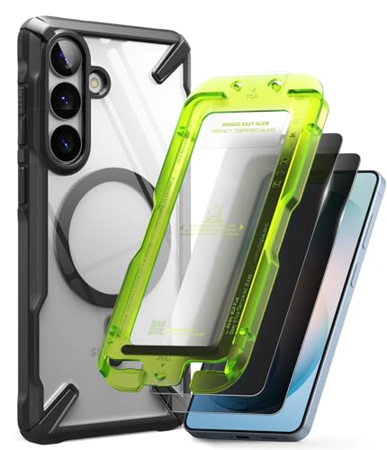 Coque Samsung S26 MagSafe Antichoc avec Verre Anti-Espion Ringke