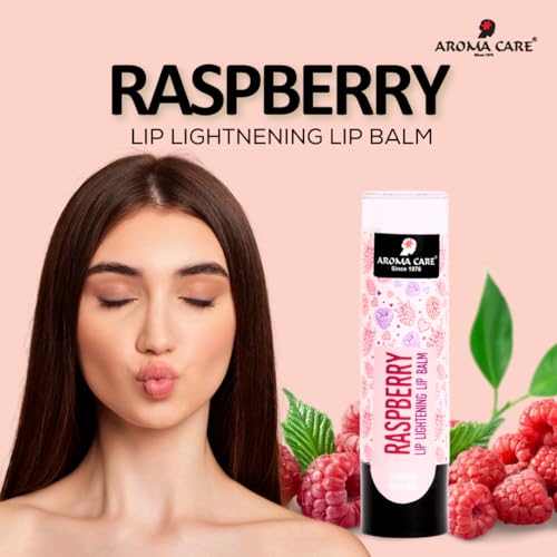 Image of Aroma Care Raspberry Lip Balm | Moisturizing Lip Care for Soft Smooth Lips | Raspberry Flavored Lip Balm for Daily Use | 4.7 g