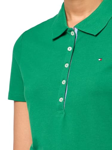 Image of Tommy Hilfiger Women's Solid Short Sleeve Pique Polo Shirt