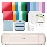 Cricut Explore 4 - Smart Cutting Machine (Seashell) | Engagement Plus Bundle - Includes EasyPress 3 Heat Press (9x9) + Mat, Tote Bag, Material Samplers, Machine Mat, Pens, Tools, & 30 Digital Images
