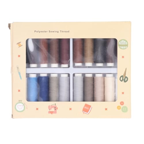 Kit de Hilos para Coser, 20 Colores de Poliéster miniatura 1