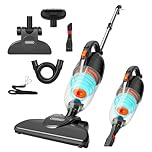 VonHaus Stick Vacuum Cleaner 800W 17000Pa Corded – 2 in 1 Upright & Handheld Vacuum Cleaner with Lightweight Design, HEPA Filtration, 1.3L Dust Tank, Crevice Tool & Upholstery Brush - Grey