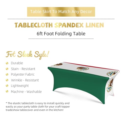 Housse de table Mexique extensible EdWal nappe stretch sans pli - 6